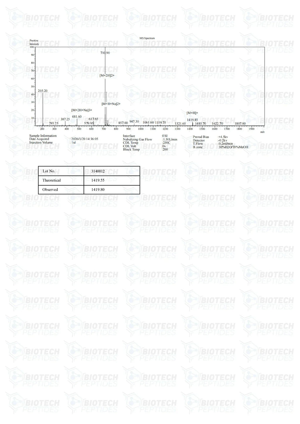 （💪Repair + Anti-inflammatory + Tissue Regeneration） BPC-157 (5mg) - Biotech Peptides
